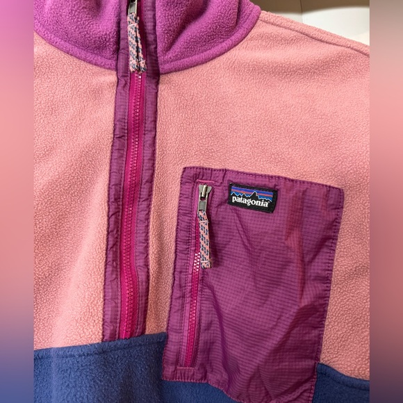 Patagonia Kids' Colorblock Fleece Pullover - Picture 2 of 10